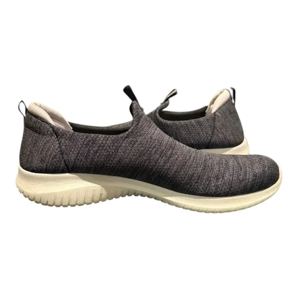 Skechers Women's Ultra Flex Slip Ons Sneakers Gray Size 10 149170 Athletic